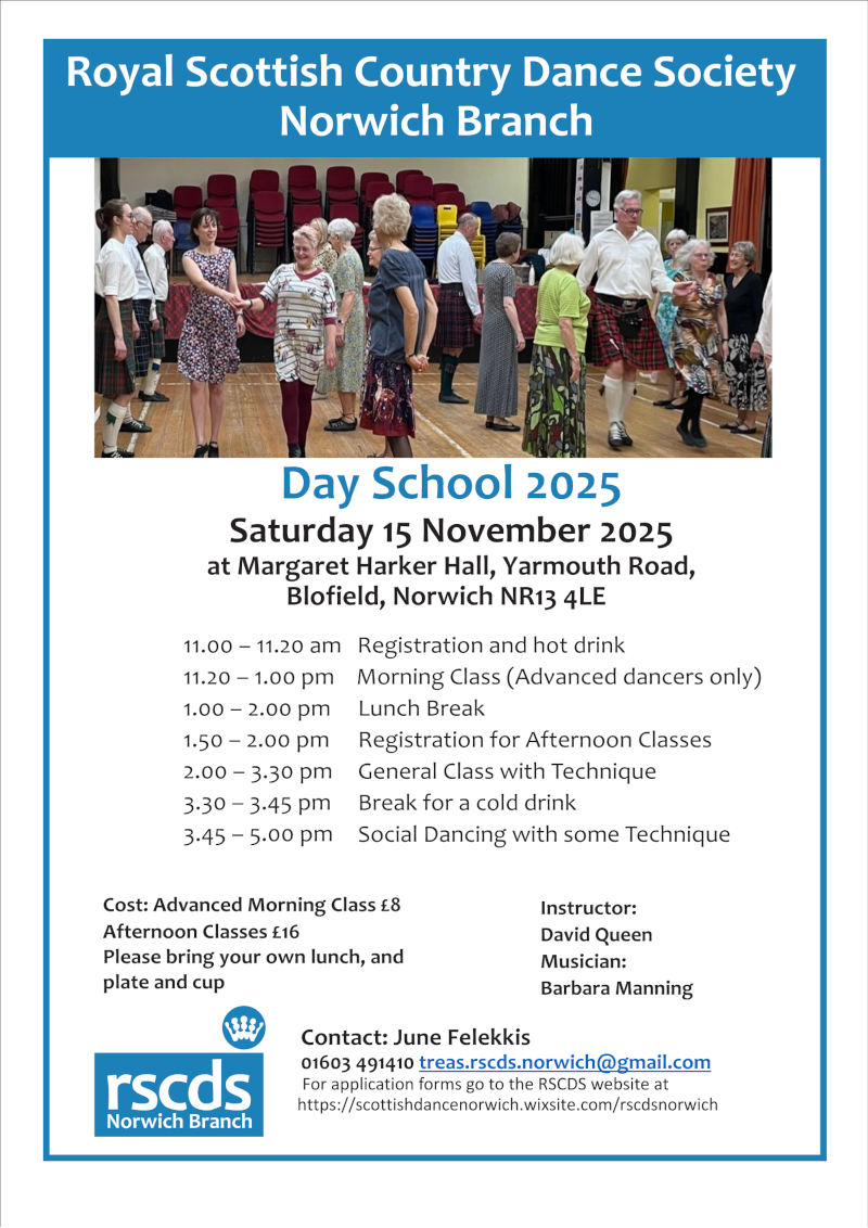Norwich RSCDS Day School 2025